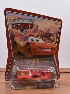 Disney Pixar THE WORLD OF CARS 2007 Series 03 Dirt Track McQueen Rayo Flash